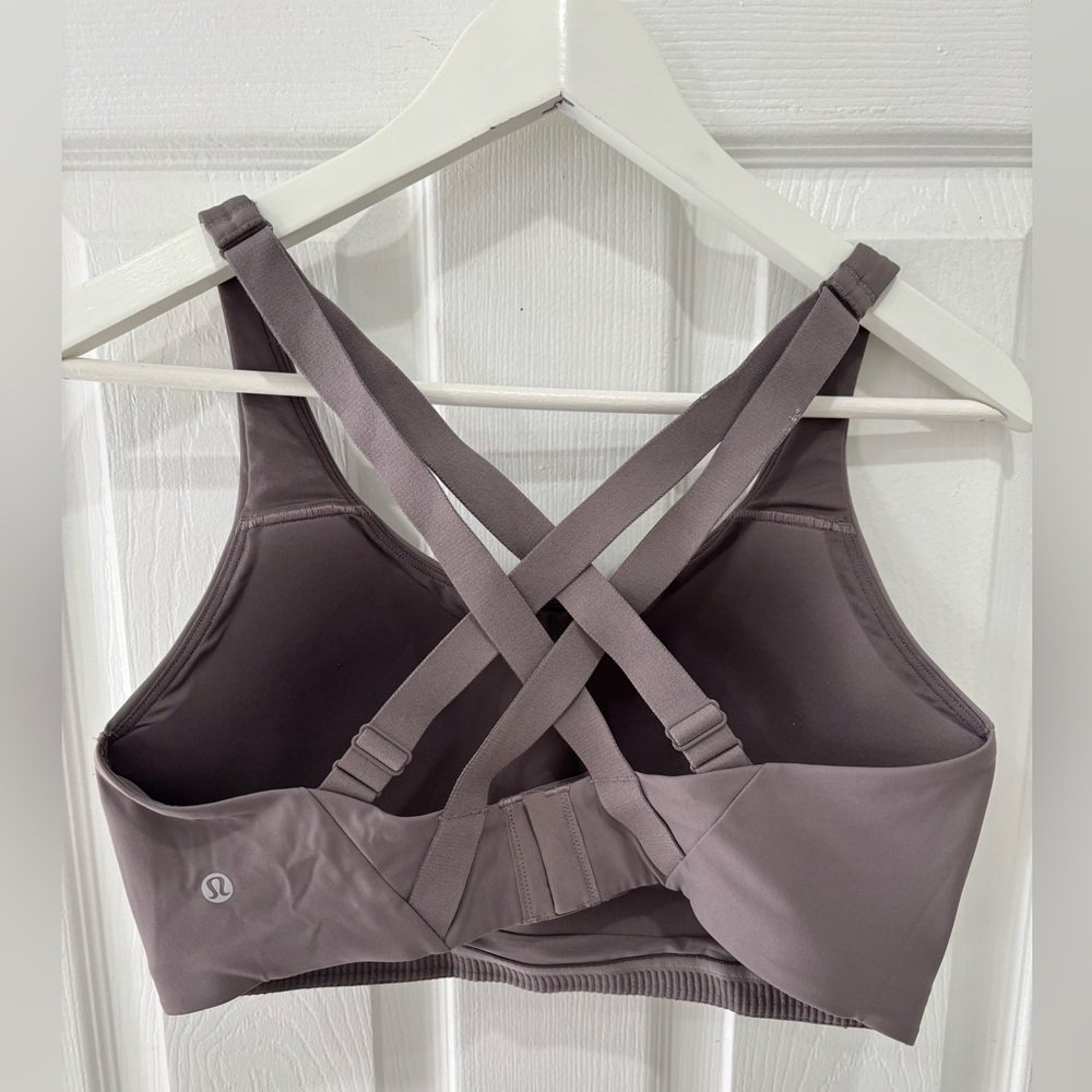 Lululemon athletica Women's Cross-Back Sports Bra - Gray